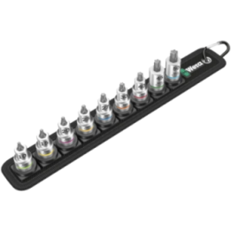 Wera Belt B 3 TORX HF – Σετ καρυδάκια-μύτες Zyklop TORX 3/8" με λειτου