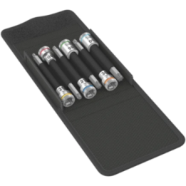 Wera 8767 B TORX HF 1 – Σετ μακριά καρυδάκια-μύτες Zyklop TORX 3/8" με