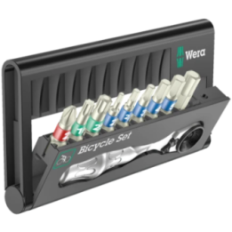 Wera Bicycle Set 9 – Σετ ποδηλάτου με καστάνια Zyklop Mini και ανοξείδ