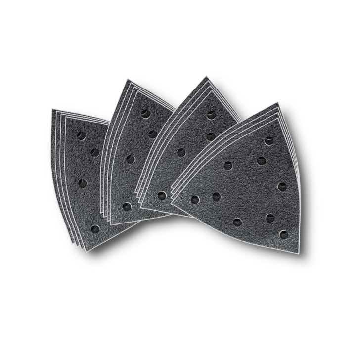 Σετ φύλλων λείανσης FEIN τριγωνικά 130 mm K60–K180 (16 τεμ.)