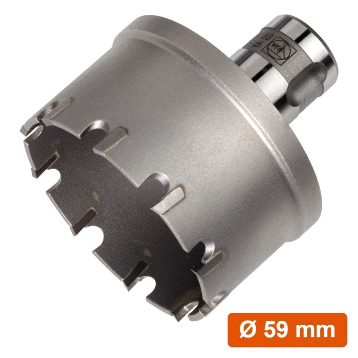 Ποτηροτρύπανο σκληρομετάλλου σωλήνων FEIN QuickIN PLUS Ø59 mm – τοίχωμα έως 4 mm