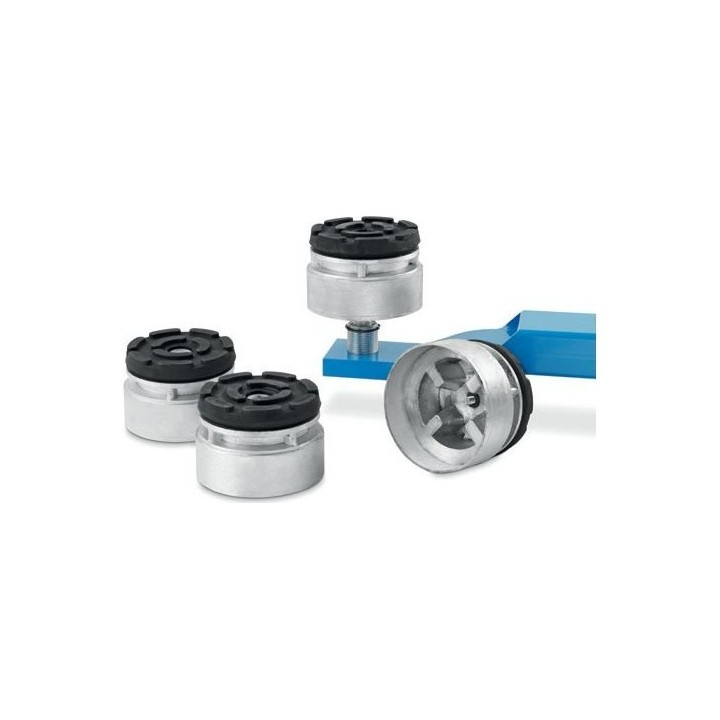 OMCN Σετ 4 βιδωτών τάκων ύψους 65 mm – 370/B