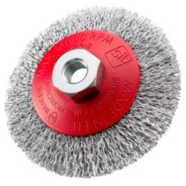 S.I.T. Συρματόβουρτσα κωνική CO90 Ø90 mm M14, ατσάλι 0,35 mm – 0172