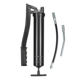 PRESSOL Βιομηχανικός γρασαδόρος χειρός τύπου 2, 500 cm³ M10x1 με άκαμπτο και εύκαμπτο σωληνάκι, 2 κεφαλές – 12 698