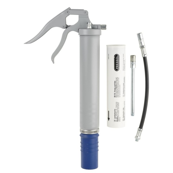 PRESSOL Γρασαδόρος αέρος PNEUMAxx 500 cm³ M10x1 με θηλή πλήρωσης, 2 σωληνάκια και 2 κεφαλές – 12 282