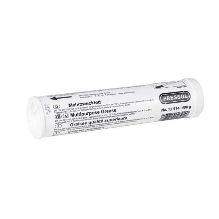 PRESSOL Φύσιγγα γράσου πολλαπλών χρήσεων NLGI 2 420 ml με ενσωματωμένο έμβολο – 12 514
