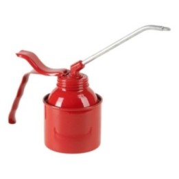 PRESSOL Λαδικό 250 ml λαμαρίνα κόκκινο με πλαστικό έμβολο και ρύγχος 135 mm – 05 113