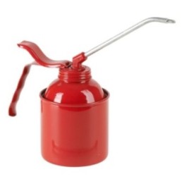 PRESSOL Λαδικό 500 ml λαμαρίνα κόκκινο με πλαστικό έμβολο και ρύγχος 135 mm – 05 115