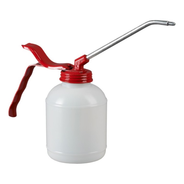 PRESSOL Λαδικό 350 ml PE λευκό με πλαστικό έμβολο και ρύγχος 135 mm – 05 118