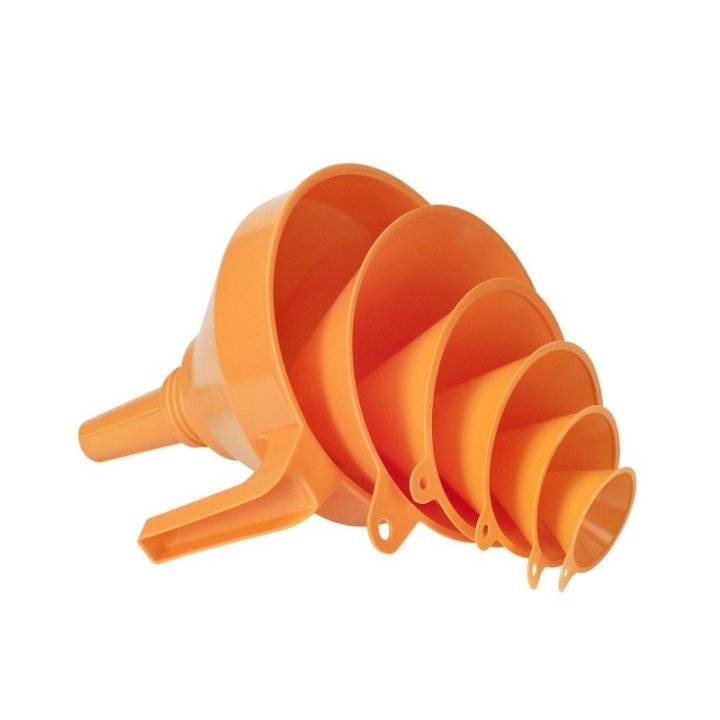 PRESSOL Σετ χωνιά 6 τεμαχίων HDPE Ø50 έως 160 mm με σίτα – 02 372 043
