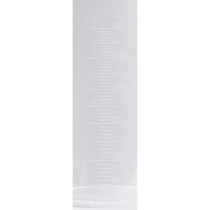 PRESSOL Κανάτα μέτρησης PP 0,5 l διάφανη με κλίμακα ml/l/gal – 07 031