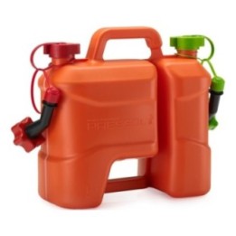 PRESSOL Διπλό μπετόνι καυσίμου 5 l + 3 l PE με ρύγχος – 21 031