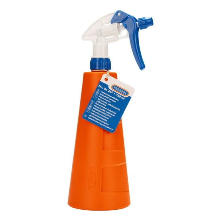 PRESSOL Ψεκαστήρας βιομηχανικός 750 ml PE πορτοκαλί με ανοξείδωτο ελατήριο – 06 267