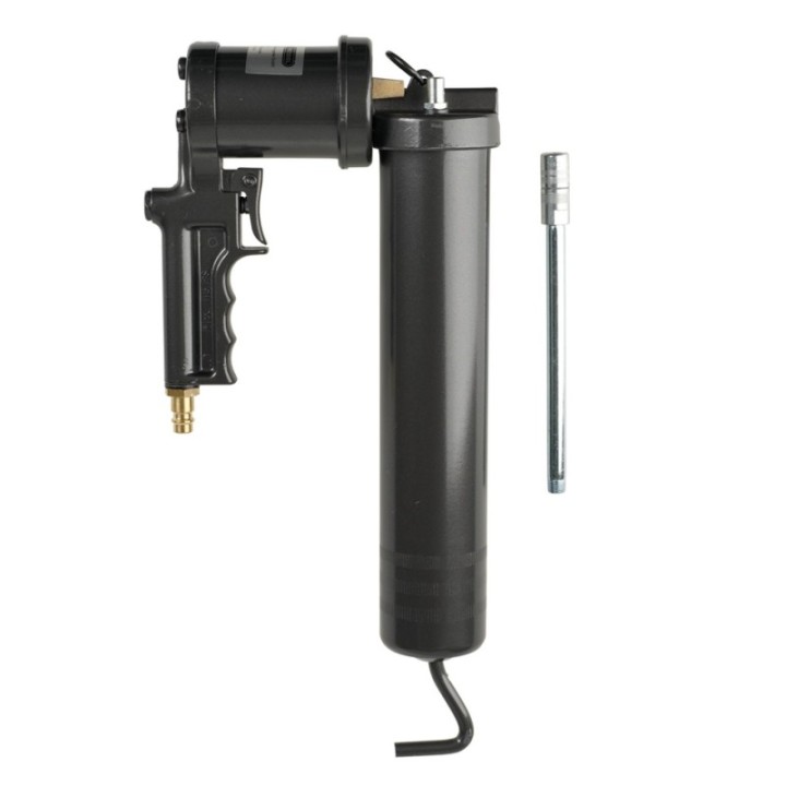 PRESSOL Γρασαδόρος αέρος DLautomatic 500 cm³ M10x1 με άκαμπτο σωληνάκι και κεφαλή – 18 073