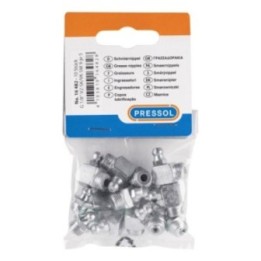 PRESSOL Γρασαδοράκια H1-H2-H3 G1/8" SW9 γαλβανιζέ, 5 τεμ. από κάθε τύπο – 16 482
