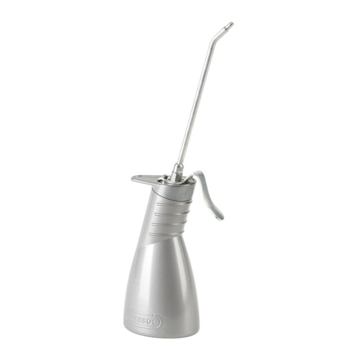 PRESSOL Λαδικό βιομηχανικό 300 ml χυτό ψευδαργύρου με μεταλλικό έμβολο και ρύγχος 165 mm – 03 803