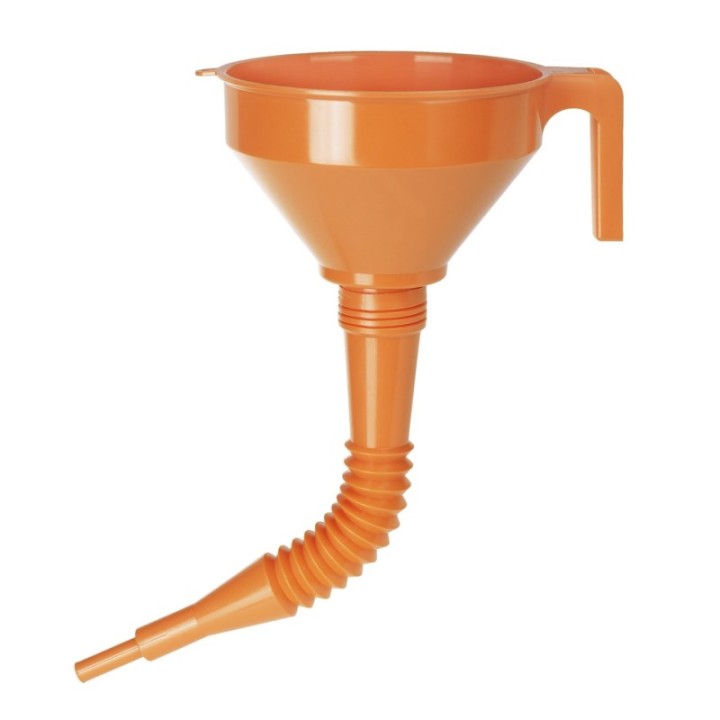 PRESSOL Χωνί καταλύτη HDPE Ø160 mm 1,2 l με εύκαμπτο ρύγχος και σίτα – 02 674