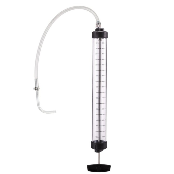 PRESSOL Σύριγγα λαδιού 1000 ml διάφανη PVC με σωλήνα 760 mm – 12 938