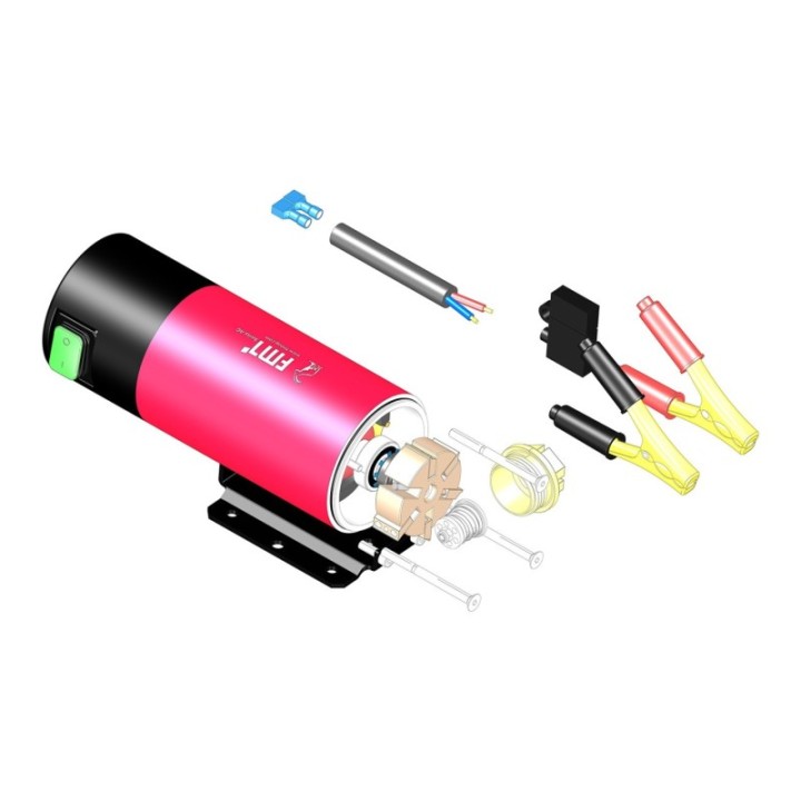 PRESSOL Αντλία πετρελαίου MOBIMAxx 24 V 54 l/min με κροκοδειλάκια μπατ