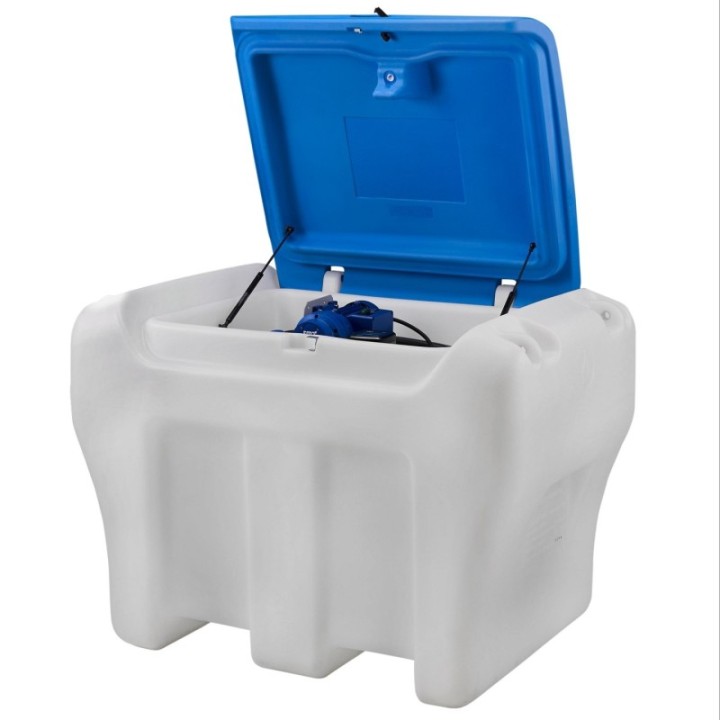 PRESSOL Δεξαμενή AdBlue® mobiBLUE 450 l με αντλία 230 V 35 l/min και μ