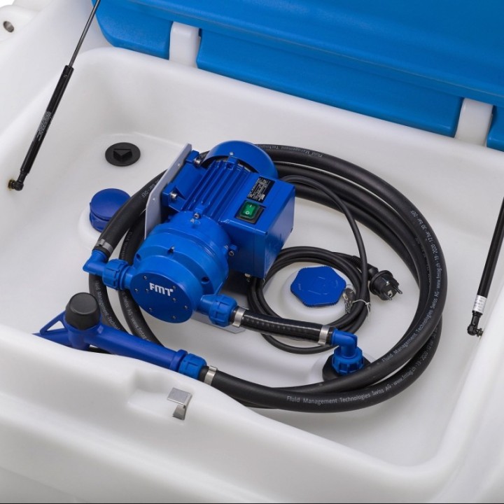 PRESSOL Δεξαμενή AdBlue® mobiBLUE 250 l με αντλία 230 V 35 l/min και μ