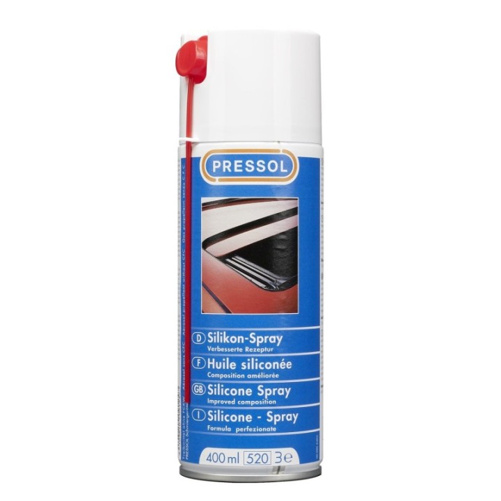 PRESSOL Σπρέι σιλικόνης 400 ml με σωληνάκι ψεκασμού – 09 124
