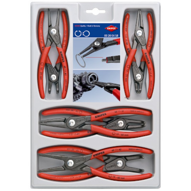 00 20 04 SB Σετ Μυτοτσίμπιδων Ασφαλειών KNIPEX