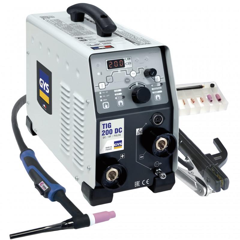 Ηλεκτροκόλληση TIG 200 DC HF FV,εξαρτ. SR17DB-4M 10-200A , 110 V / 230V - 50/60 Hz