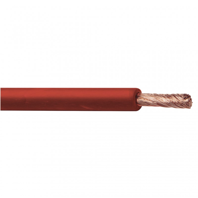 Ηλεκτρικού ρεύματος καλώδιο 10mm² PVC Κόκκινο - 20m