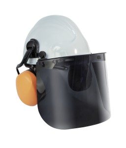HARD HAT WITH NOISE AND EYE PROTECTION SHADE 5