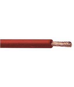 Κόκκινο καλώδιο χαλκού - 10mm² - PVC Μόνωση - 100m