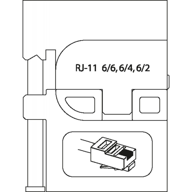 8140-17 Μονάδα προσθήκης για αρθρωτούς συνδέσμους RJ 11 GEDORE