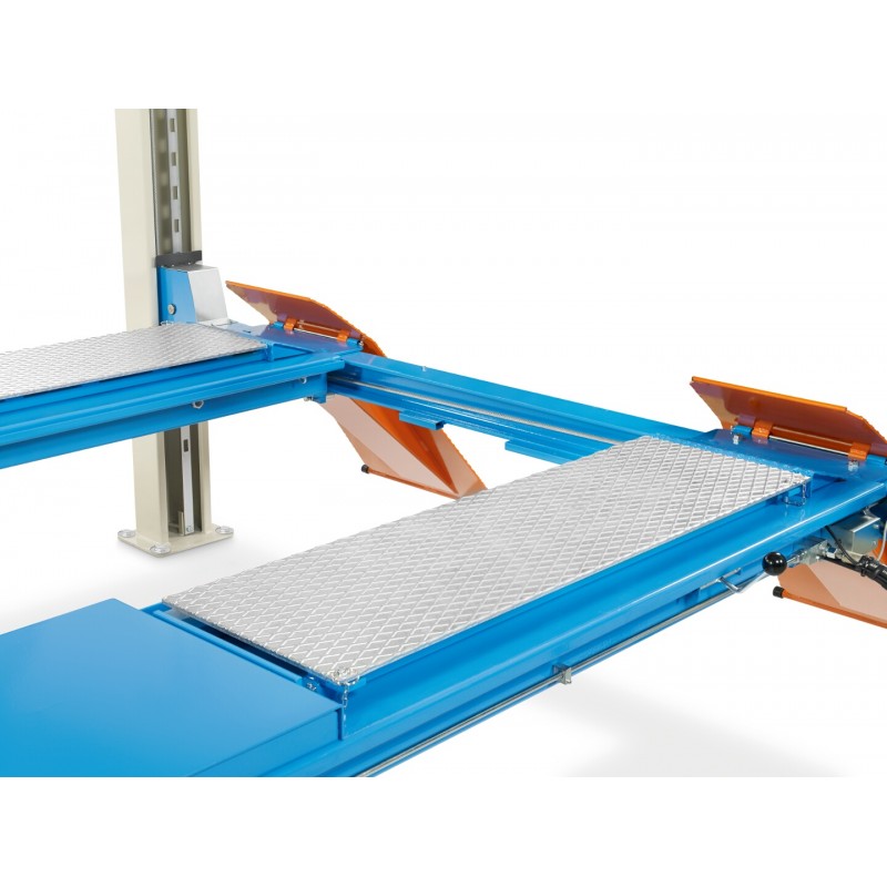 401/CSAI Τετρακόλωνα ηλεκτροϋδραυλικά ανυψωτικά ικανότητας 4000 kg μήκος πλατφόρμας 4500 mm με hydraulic lift table OMCN