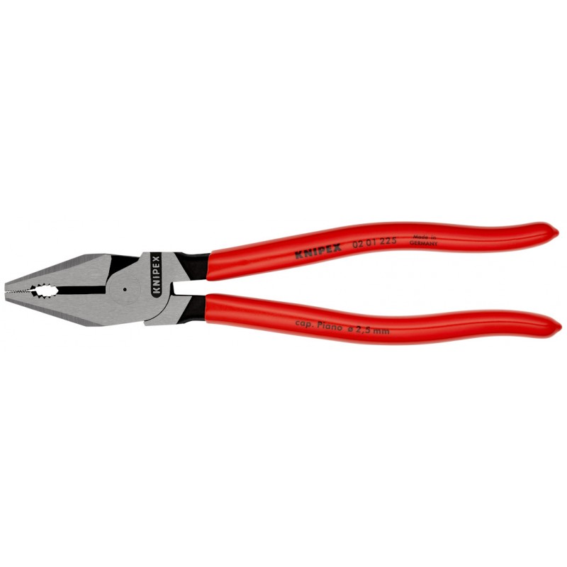02 01 225 Πένσα Ατσαλοσύρματος με υπομόχλιο KNIPEX