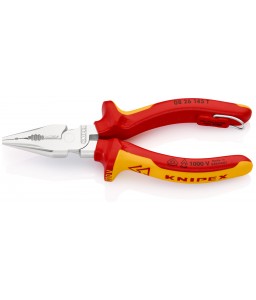 08 26 145 T Μυτερή πένσα με δακτύλιο στερέωσης KNIPEX