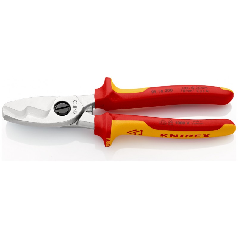 95 16 200 Ψαλίδι Καλωδίων KNIPEX