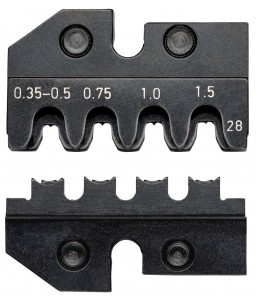 97 49 28 Μήτρες πρεσαρίσματος Για συνδετήρες AMP Superseal connector 1.5 series® της Tyco Electronics  KNIPEX
