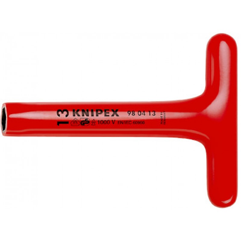 98 05 19 Σωληνωτό κλειδί με λαβή T 19mm KNIPEX