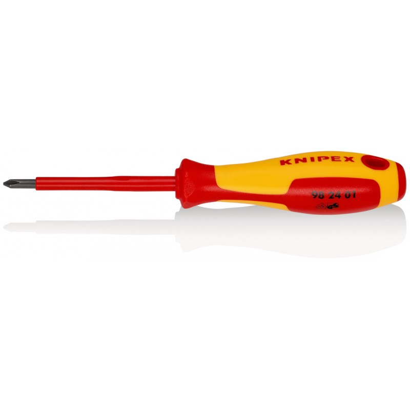 98 24 01 Κατσαβίδι για σταυρόβιδες Phillips® PH1 KNIPEX