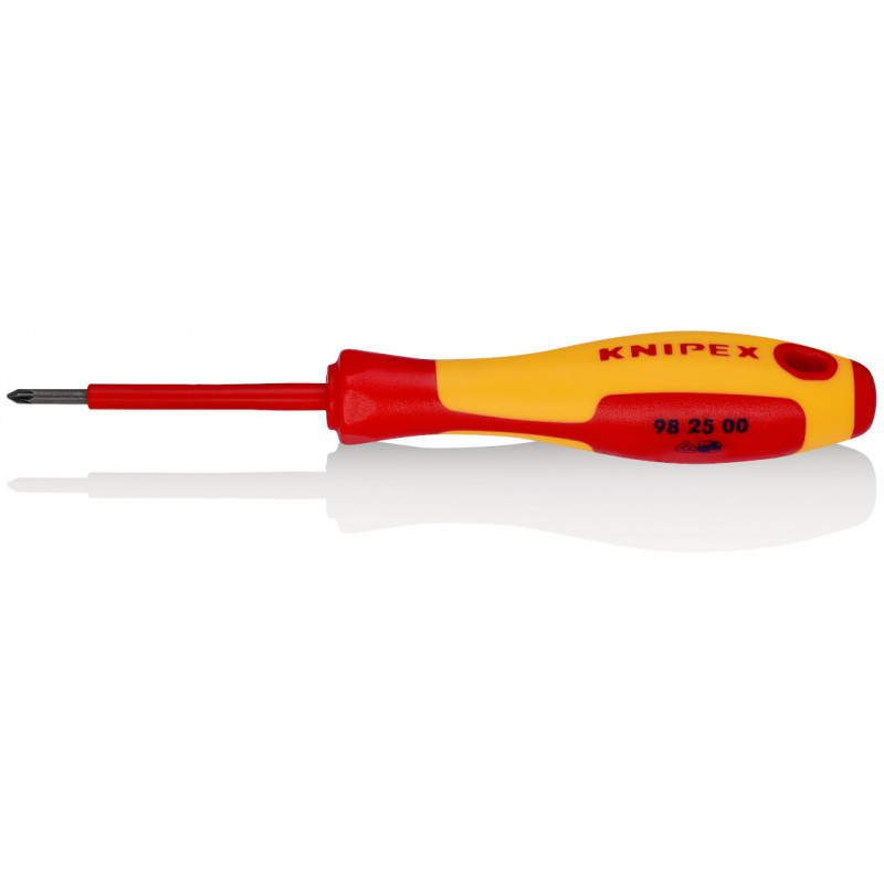 98 25 00 Κατσαβίδι για σταυρόβιδες Pozidriv® PZ0 KNIPEX