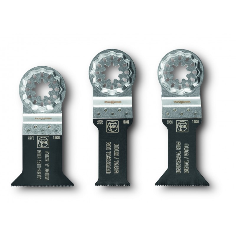 E-Cut Πριονωτές λεπίδες Combo STARLOCK 3-τεμ. FEIN
